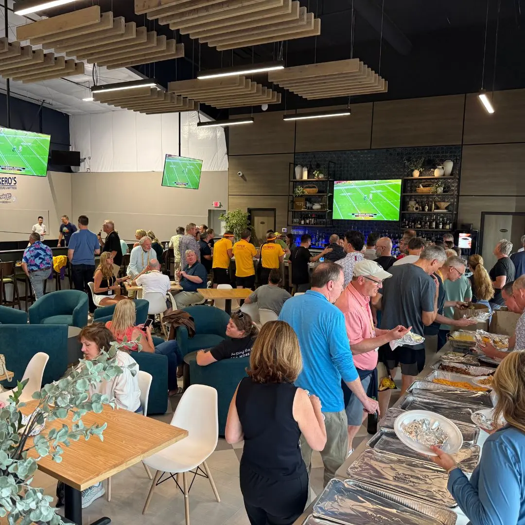 A big group event in the PBZ lounge